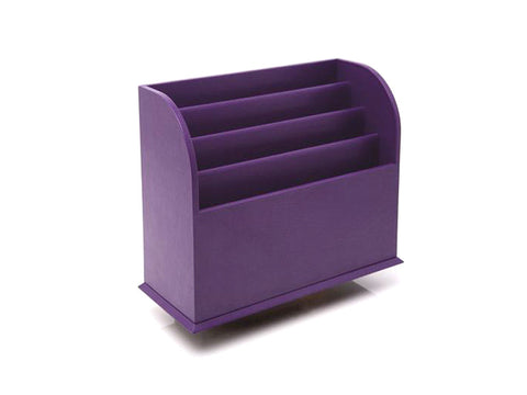 NDB Furniture | Bespoke Leather Letter Rack | Handmade Office Accessories