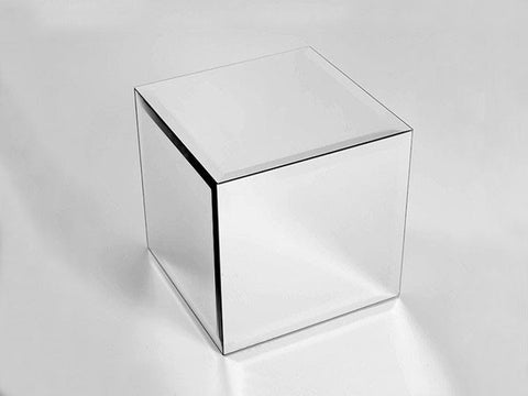 MIRRORED CUBE TABLE
